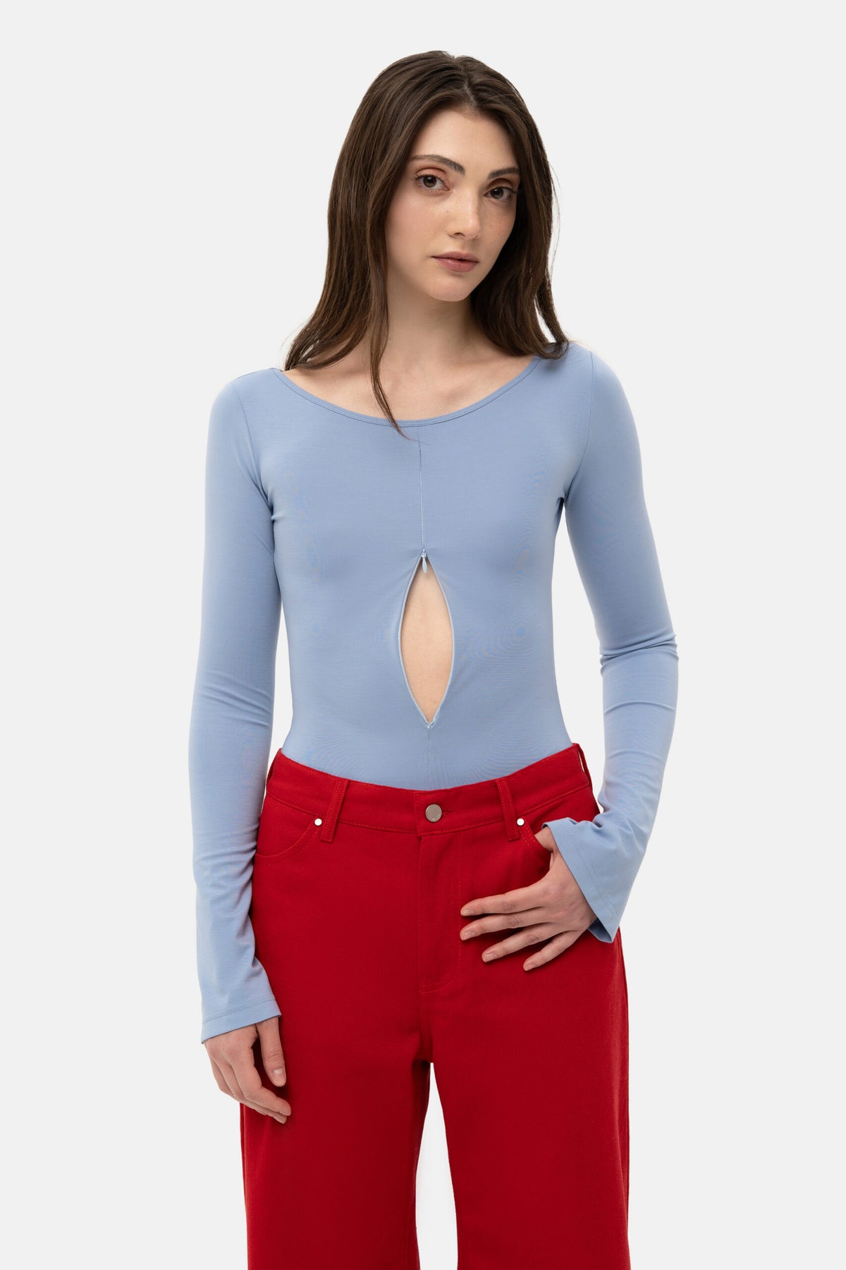 Zip-Front Bodysuit - фото 2