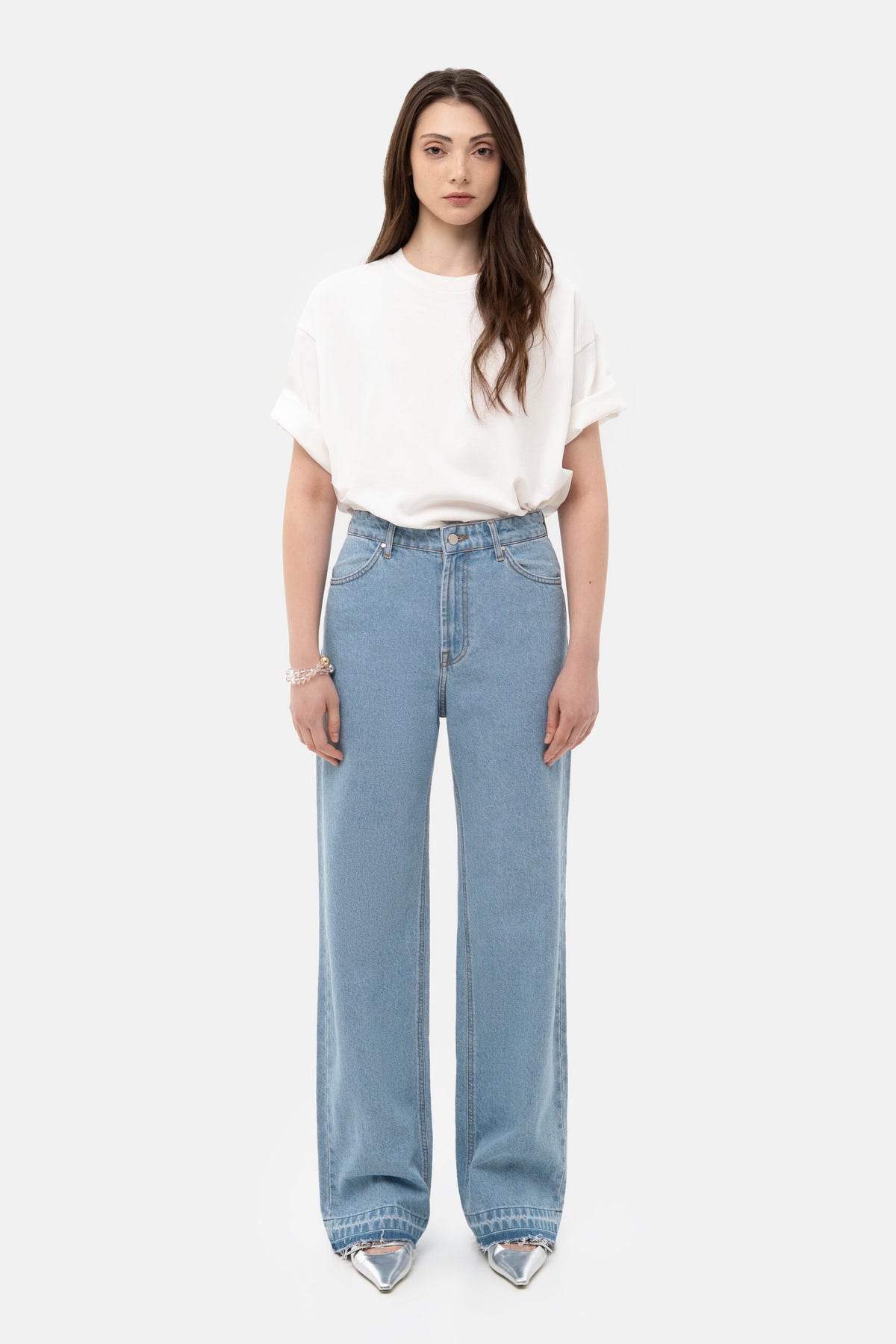 Light Blue Baggy Jeans - фото 1