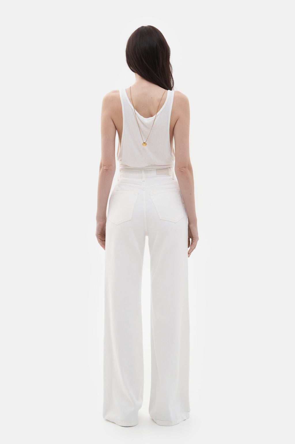 White Flared Jeans - фото 2