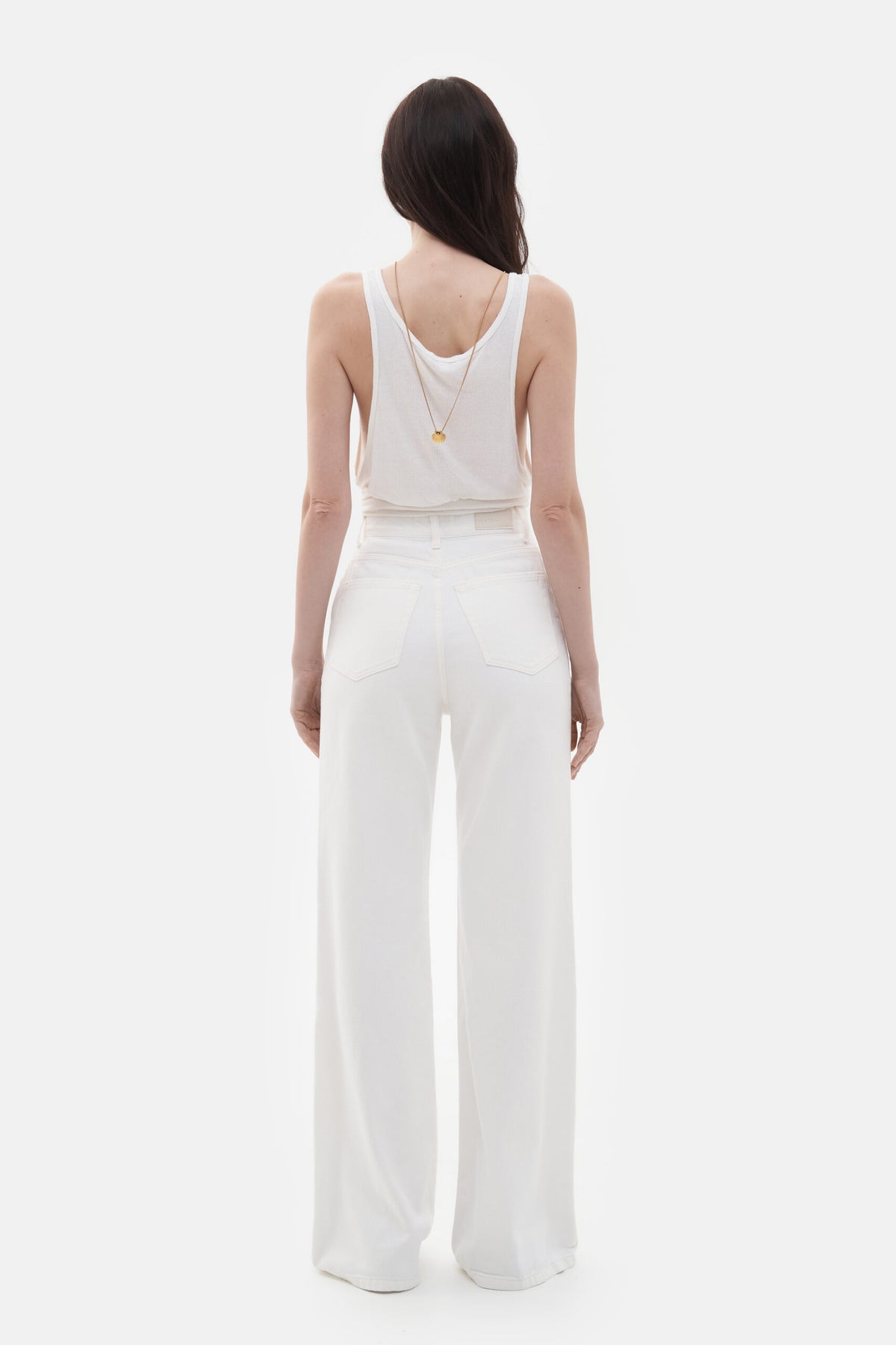 White Flared Jeans - фото 2