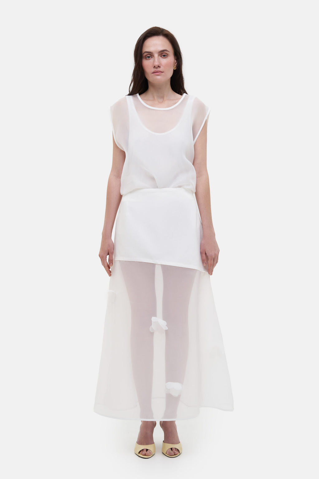 Organza Flower Skirt - фото 1
