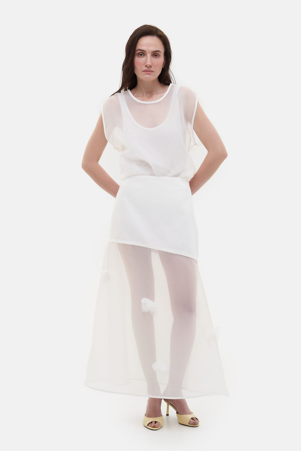 Organza Flower Skirt - фото 4