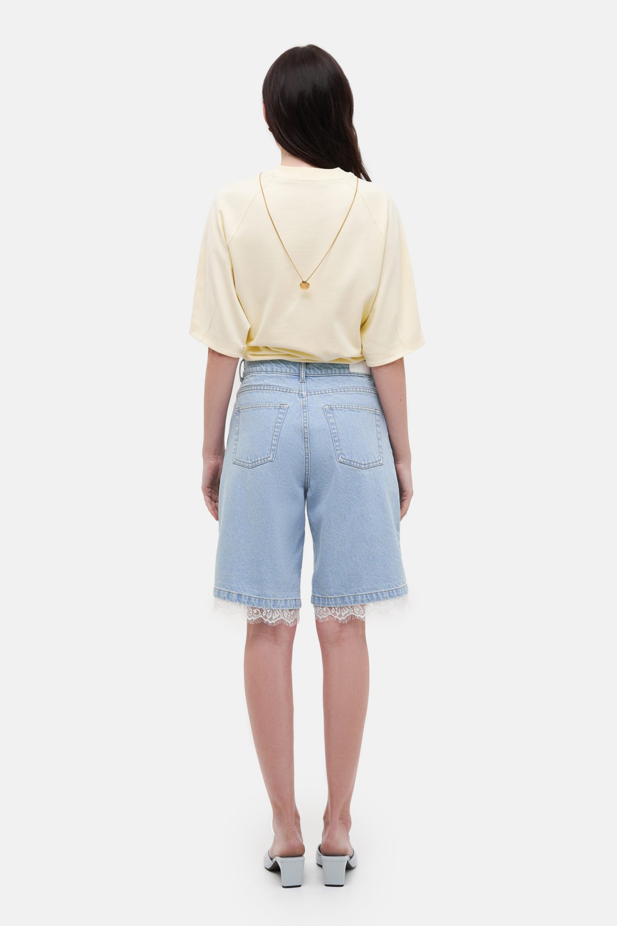 Light Blue Bermuda Shorts - фото 2