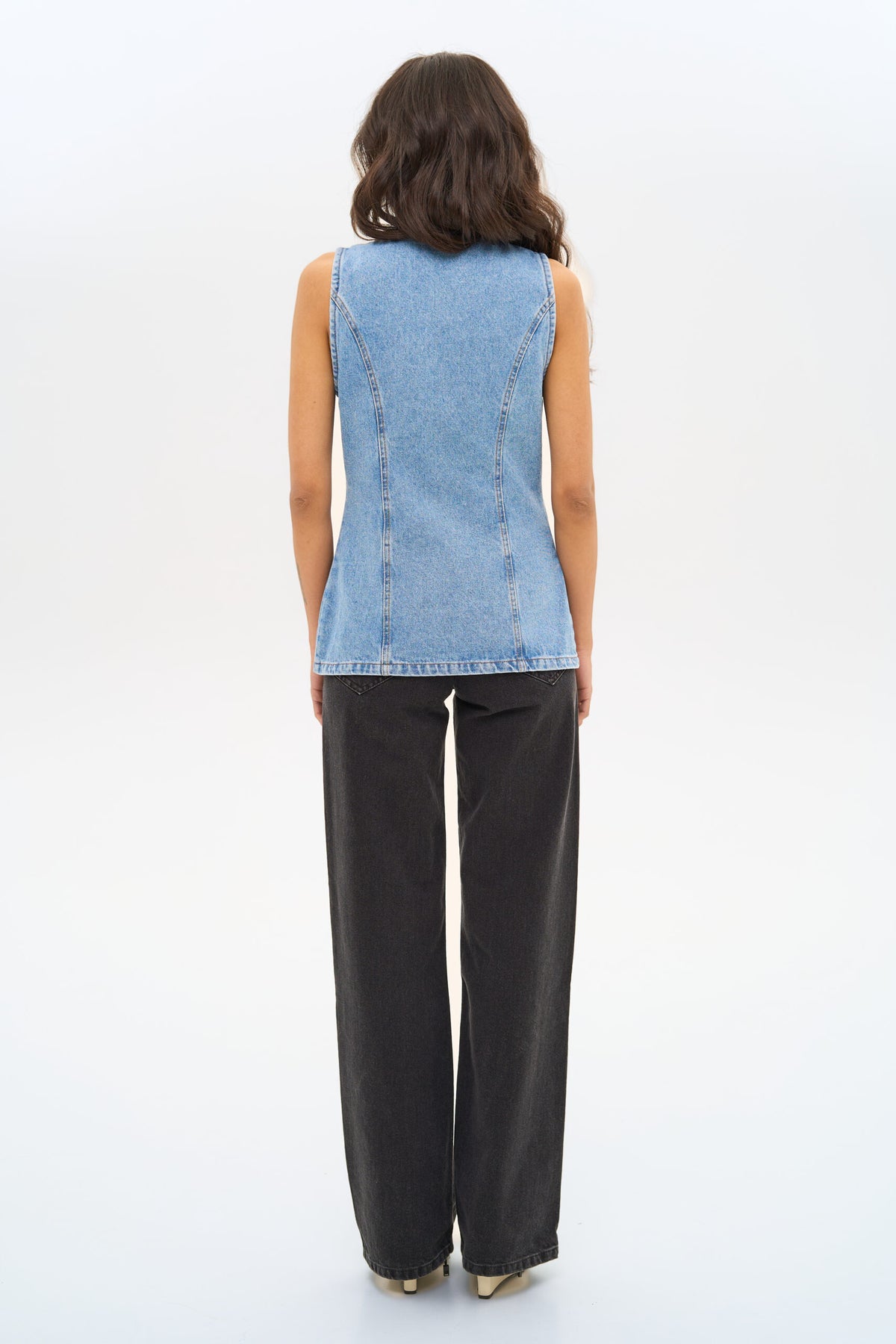 Denim Vest - фото 3