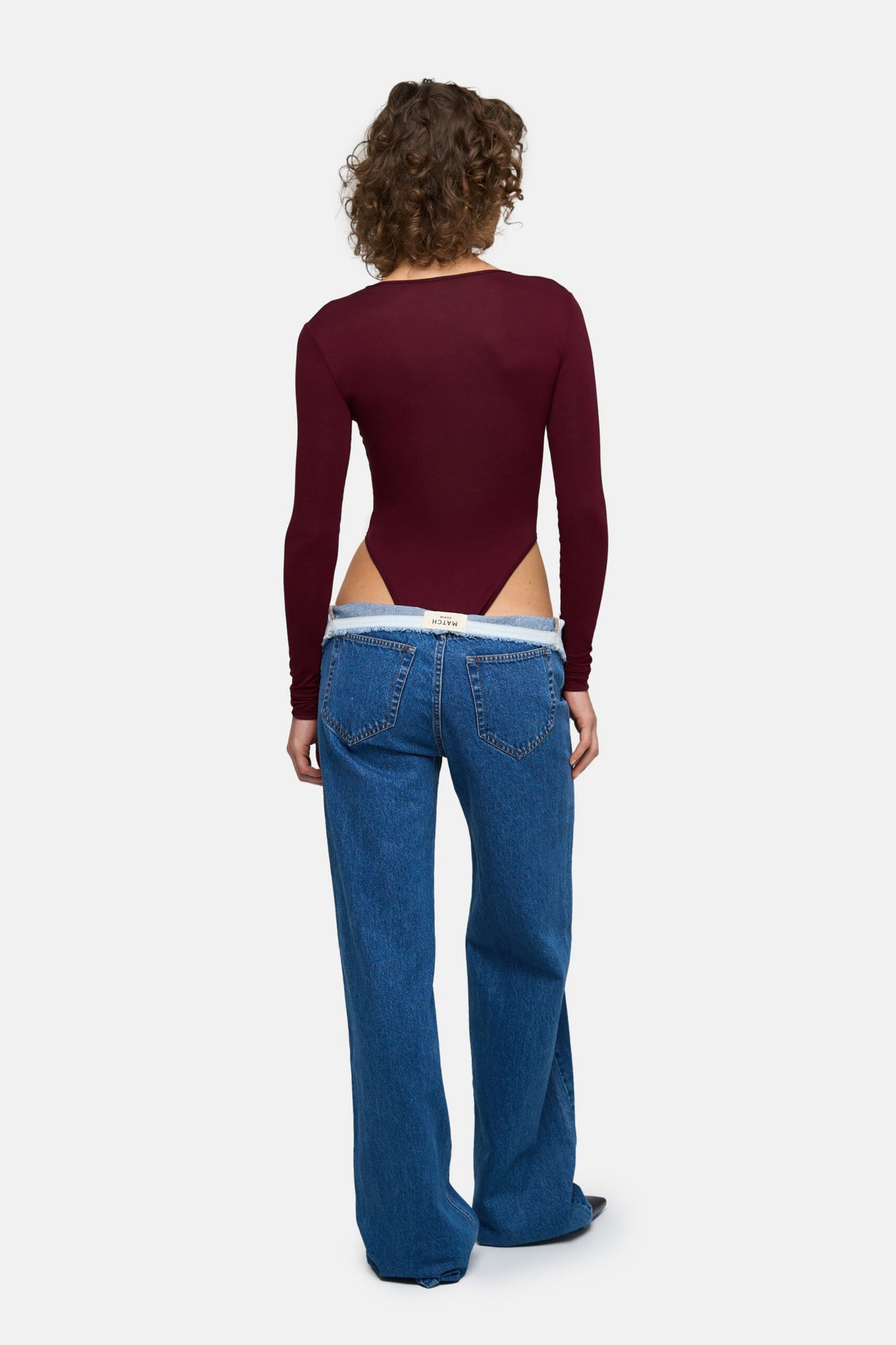 Burgundy Bodysuit - фото 3