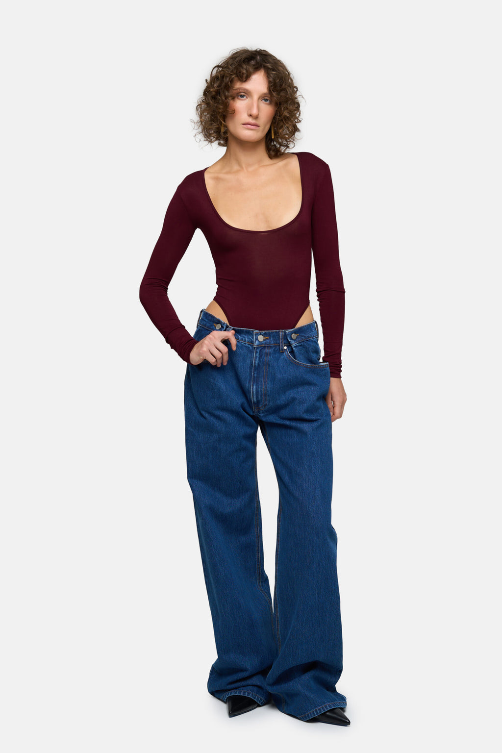 Jeans with Oversized Pockets - фото 4