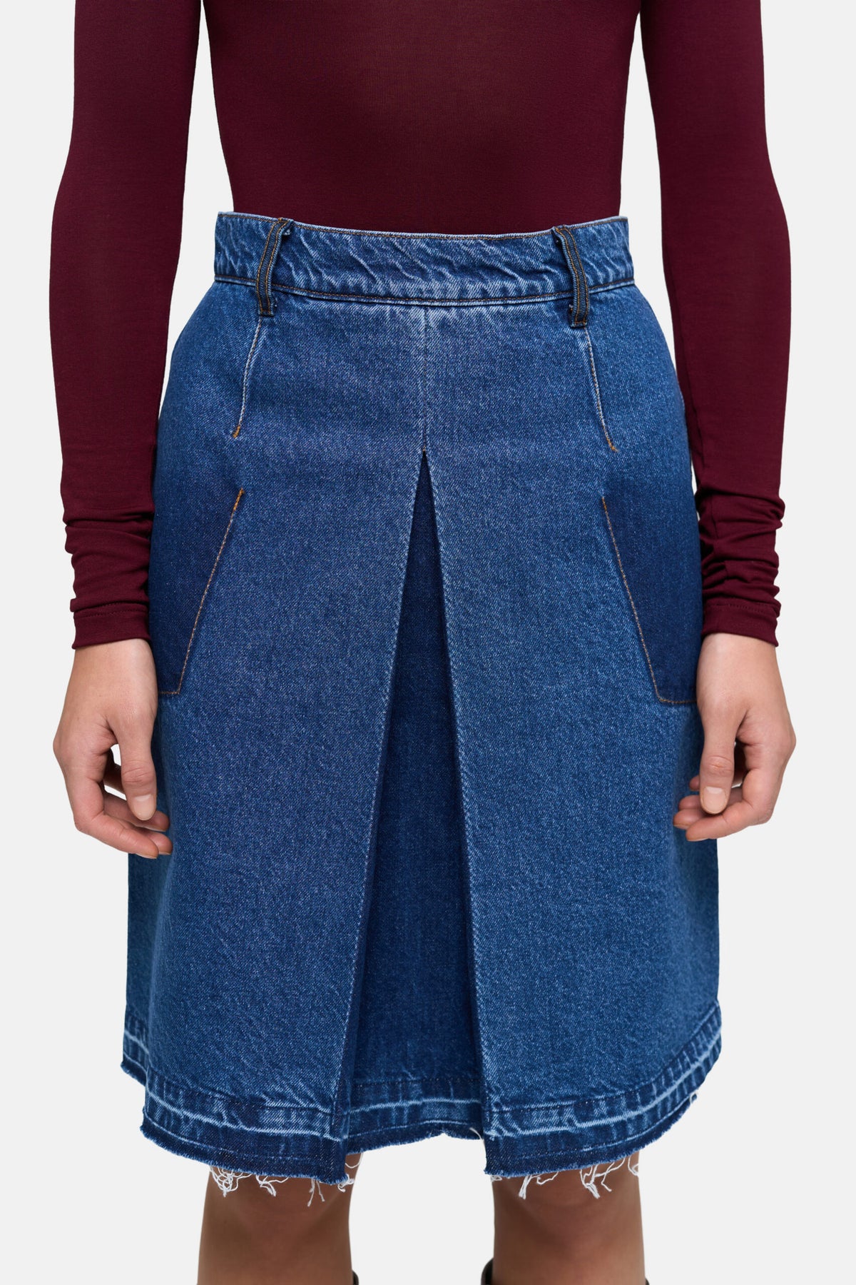 Long Pleat Skirt - фото 2