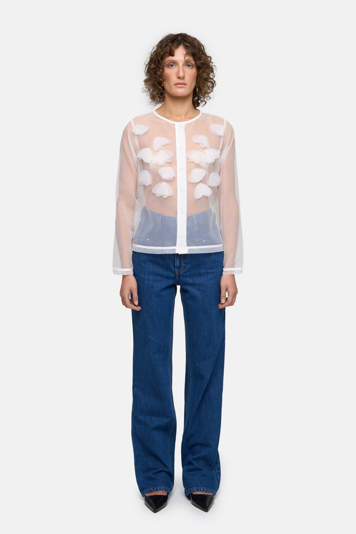 Mesh Blouse - фото 1