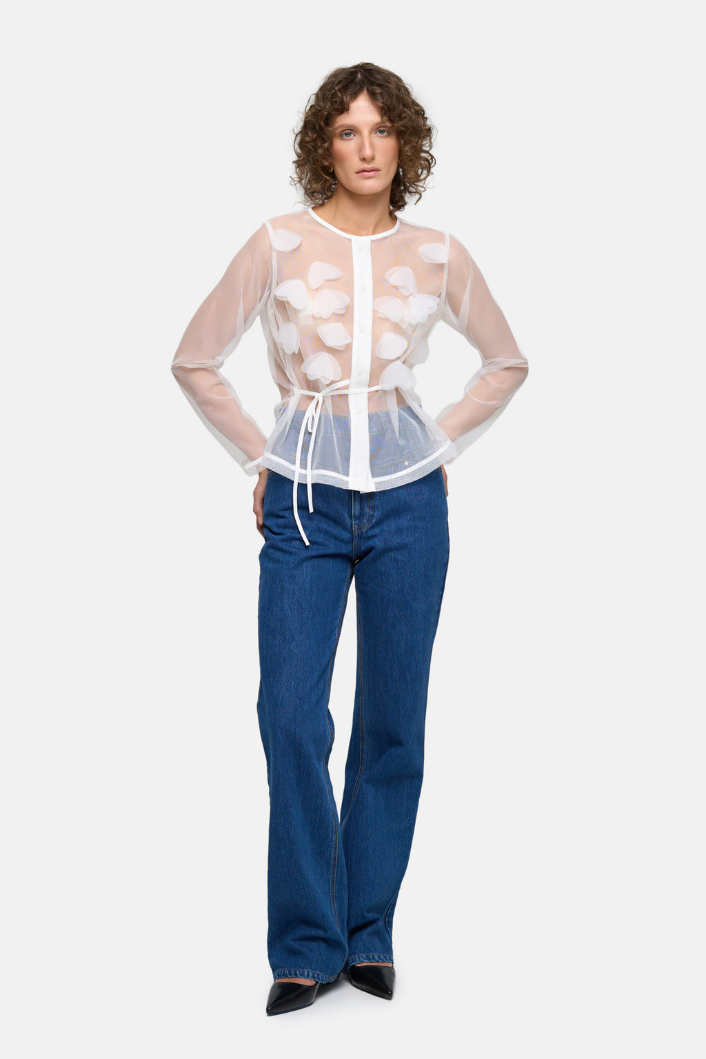 Mesh Blouse - фото 4