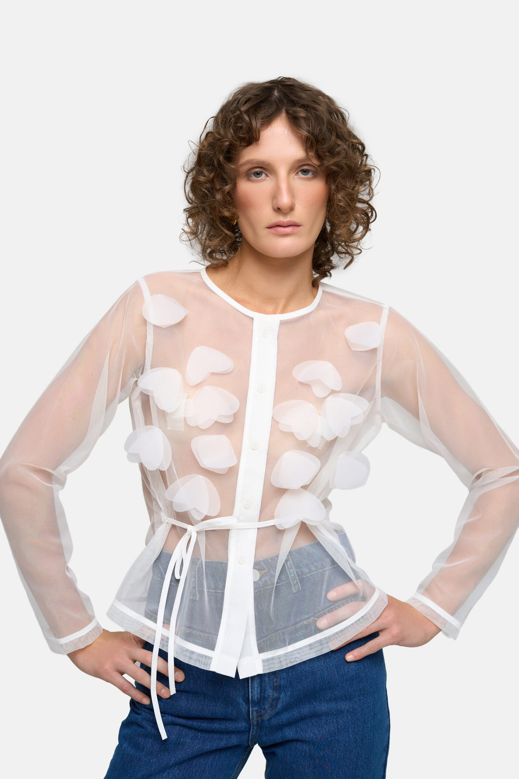 Mesh Blouse - фото 2