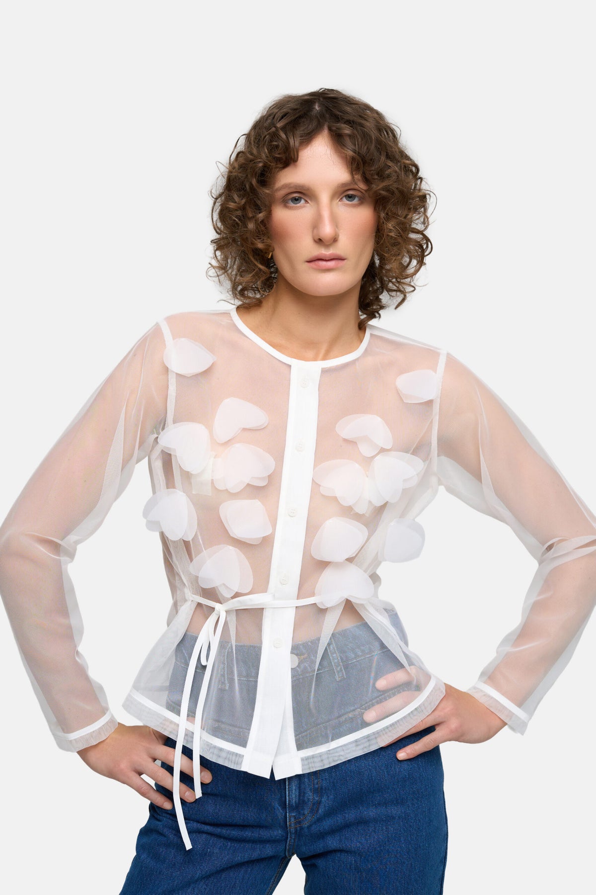 Mesh Blouse - фото 2