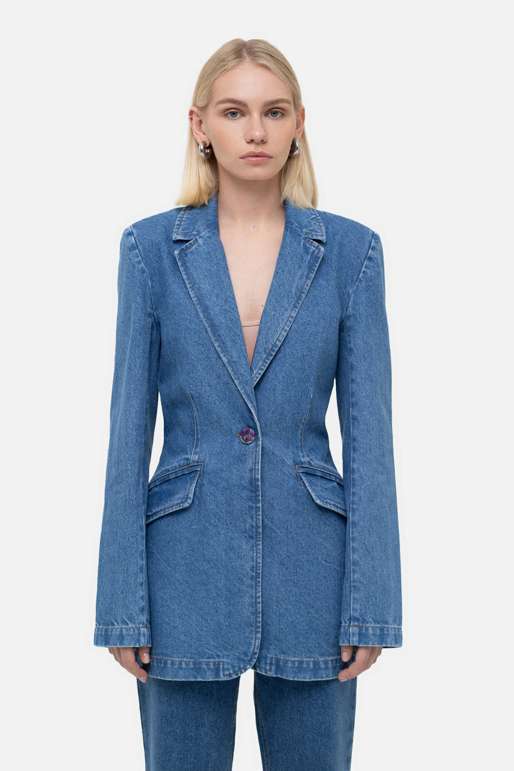 Siluet Denim Blazer - фото 1