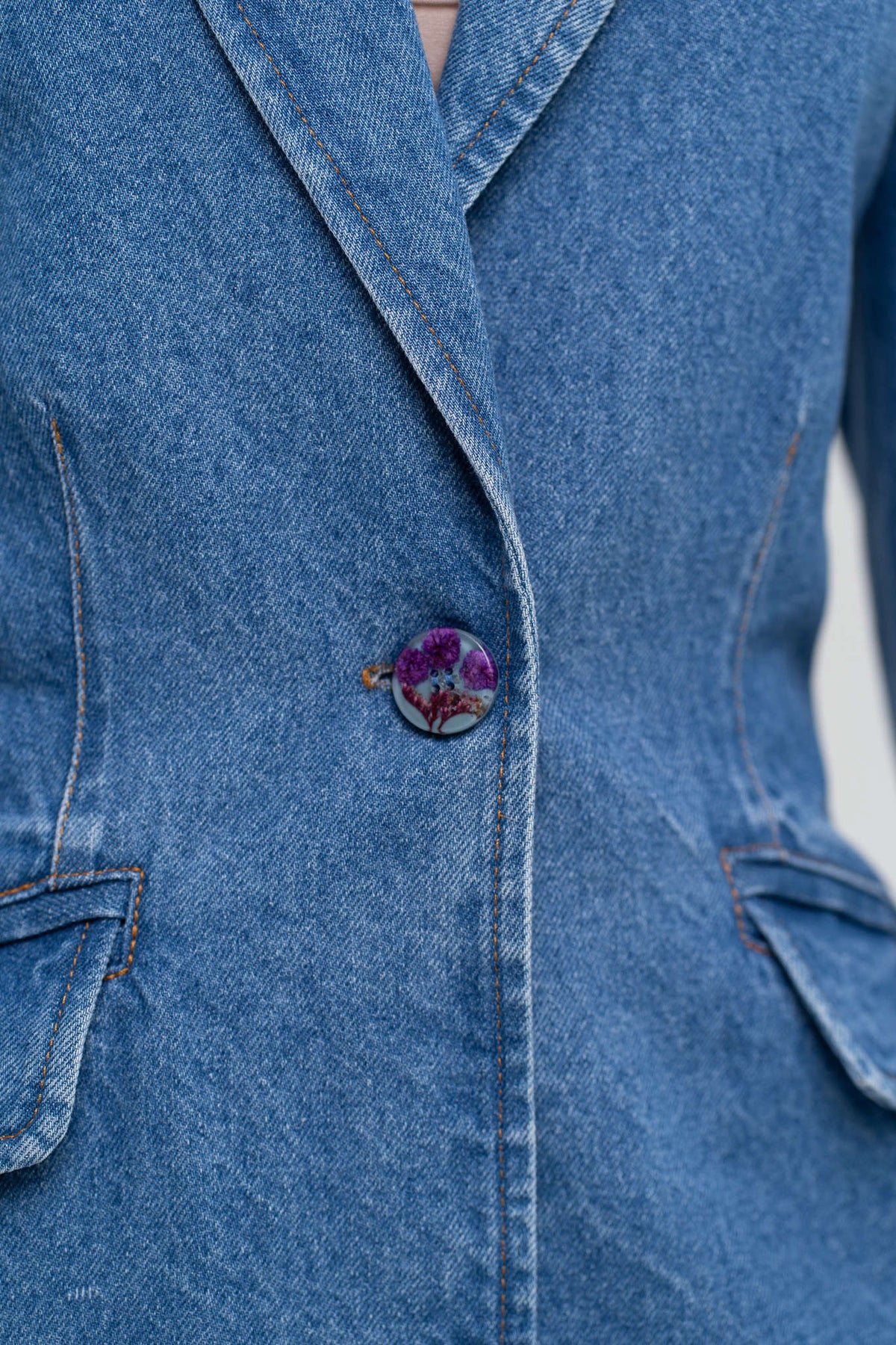 Siluet Denim Blazer - фото 5