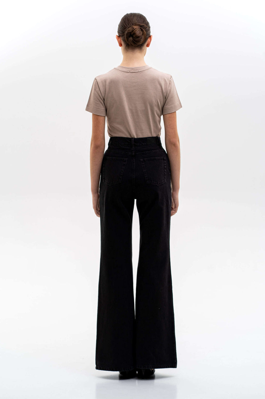Black Flared Jeans - фото 2