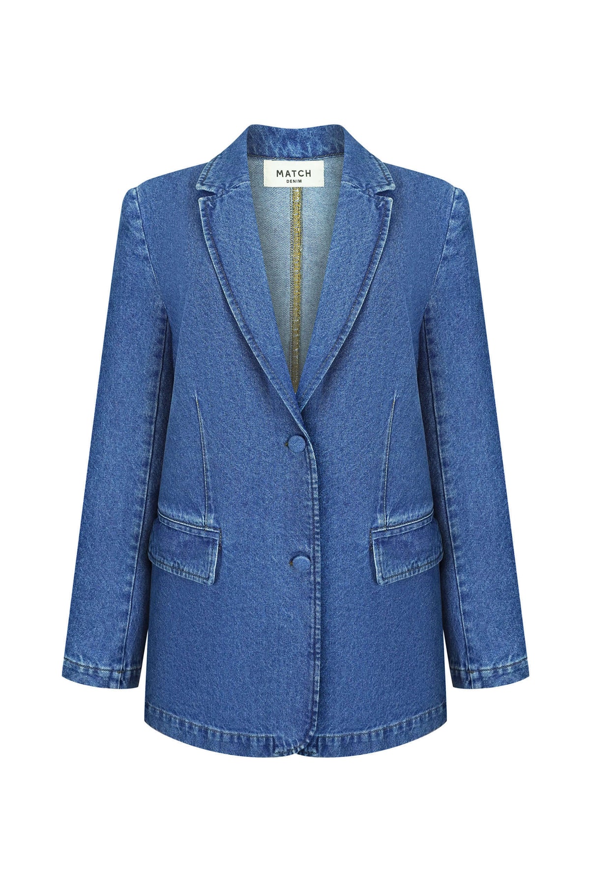 Denim Blazer - фото 5