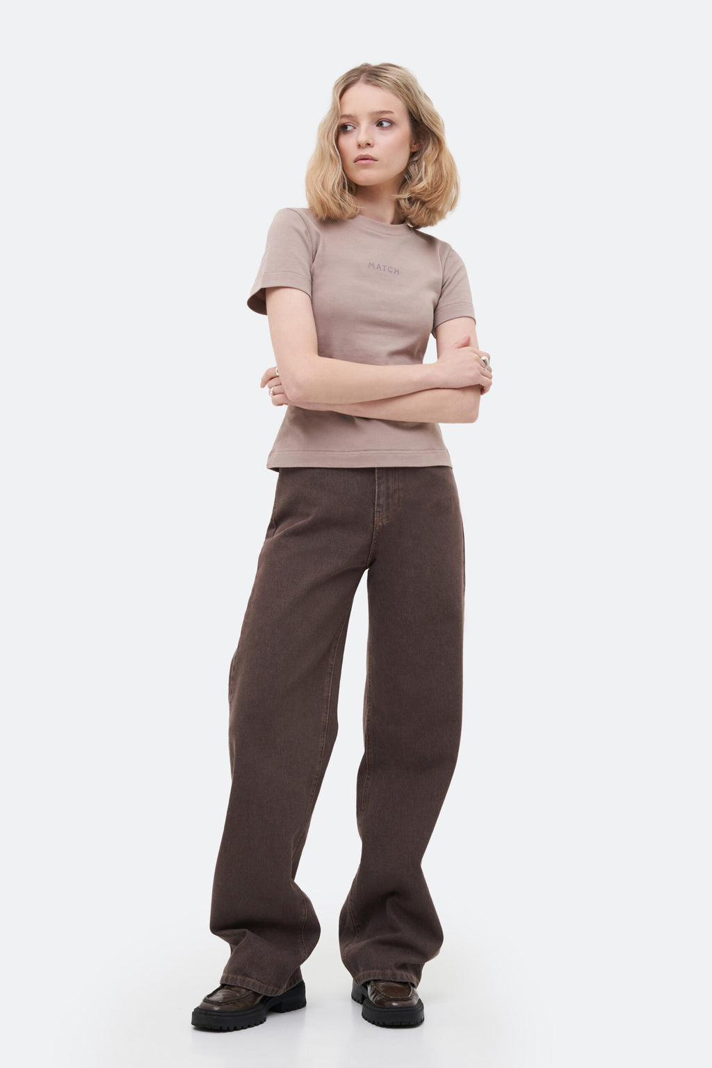 Baggy Brown Jeans - фото 2