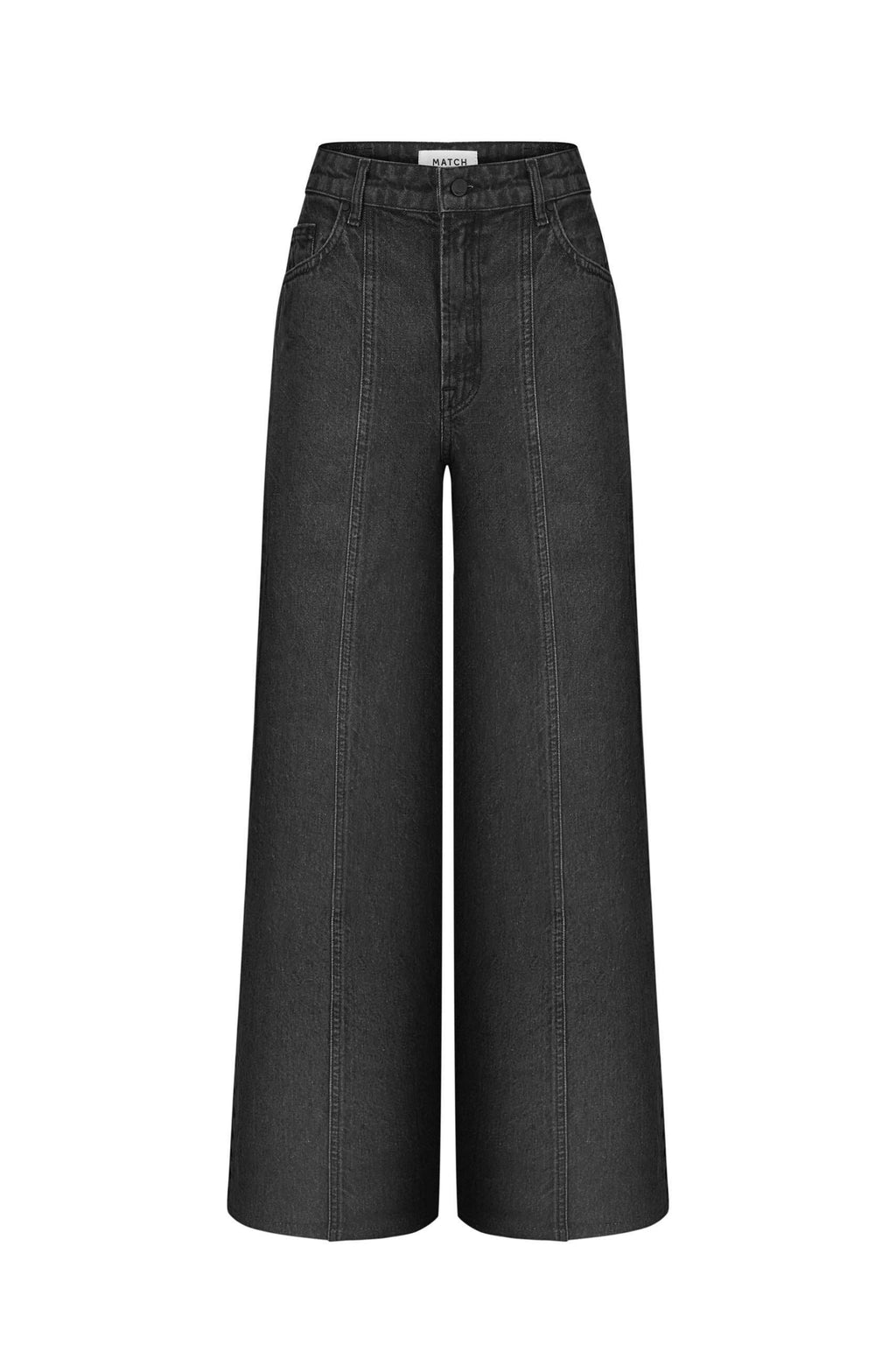 Wide Grey Jeans - фото 5