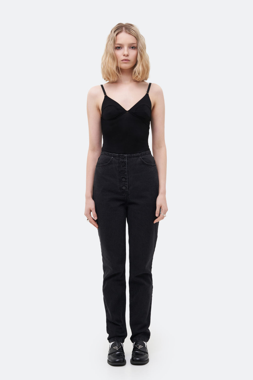 Beltless Mom Jeans - фото 1