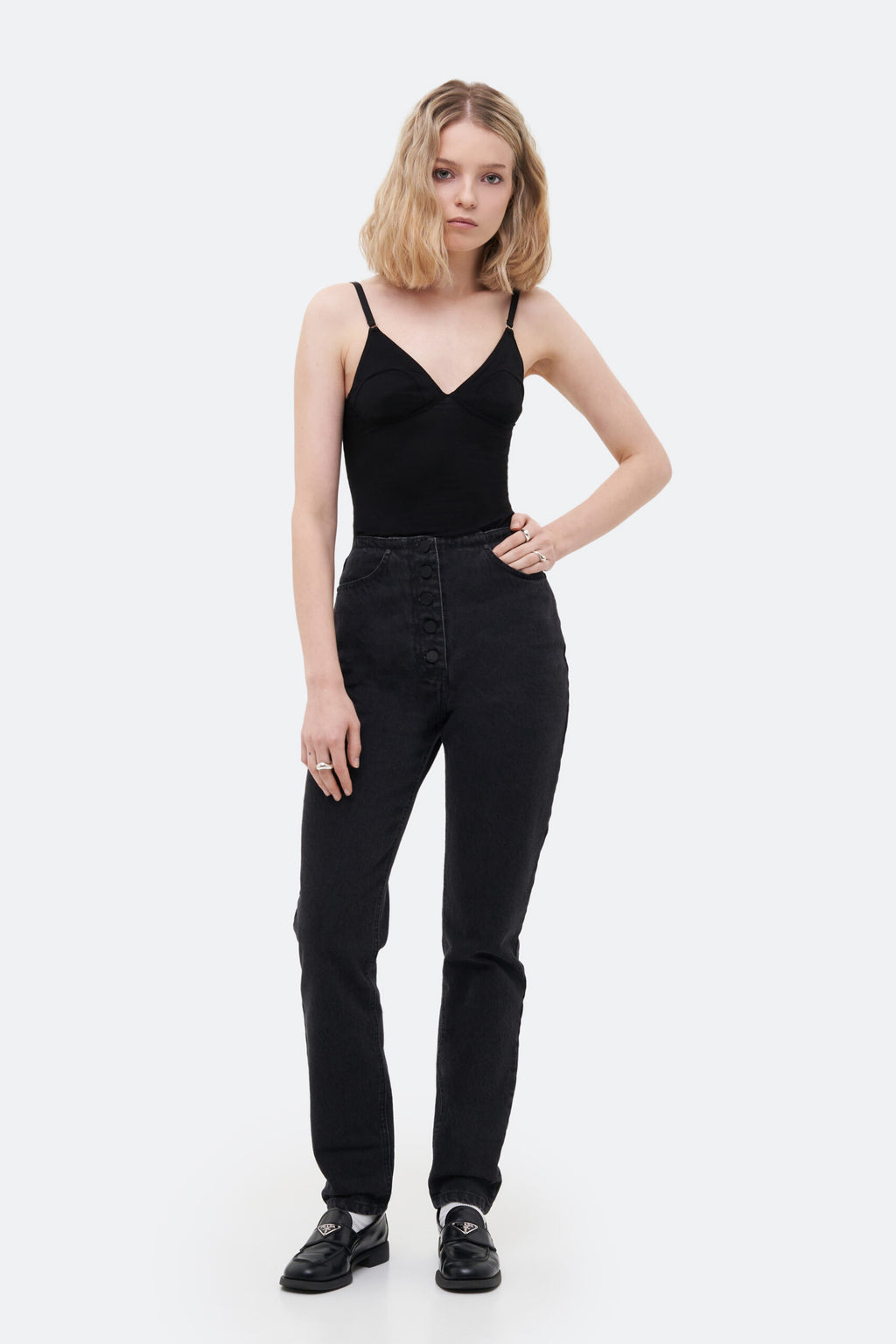 Beltless Mom Jeans - фото 3
