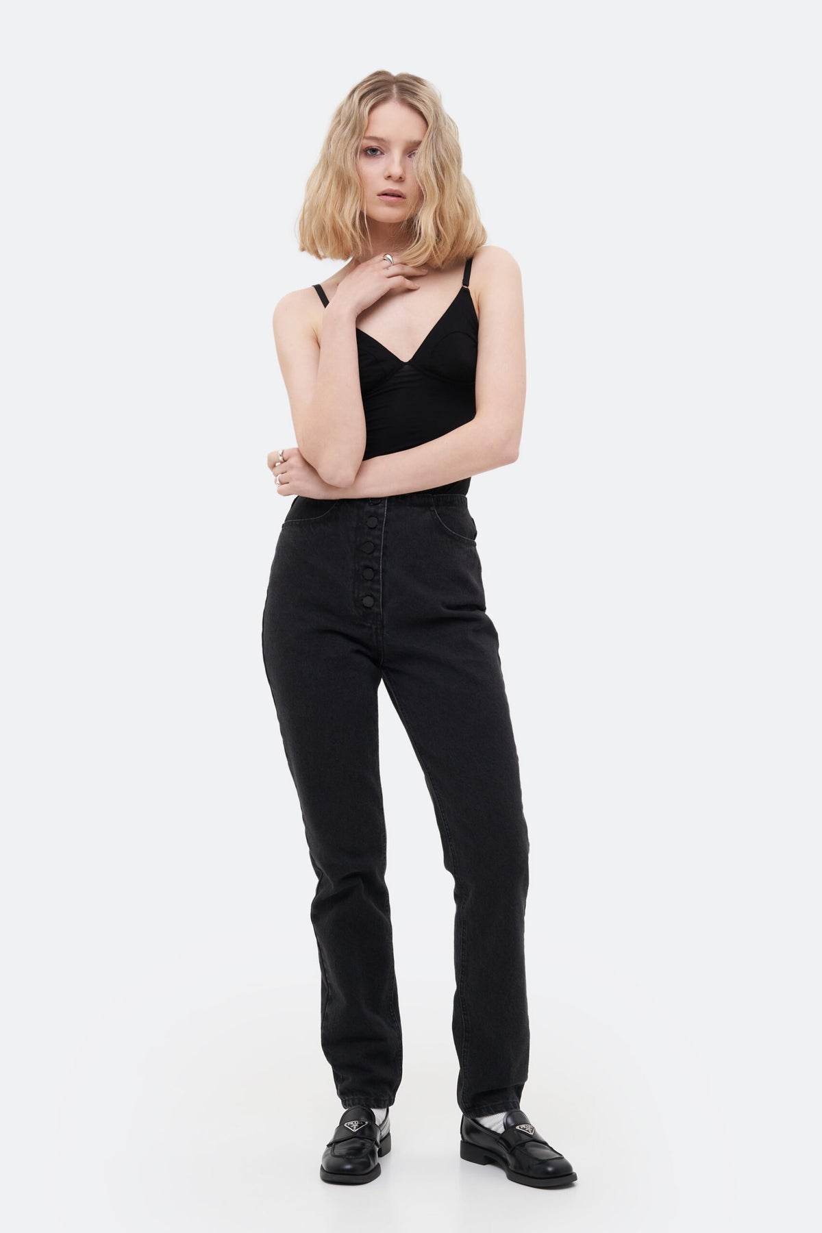 Beltless Mom Jeans - фото 5