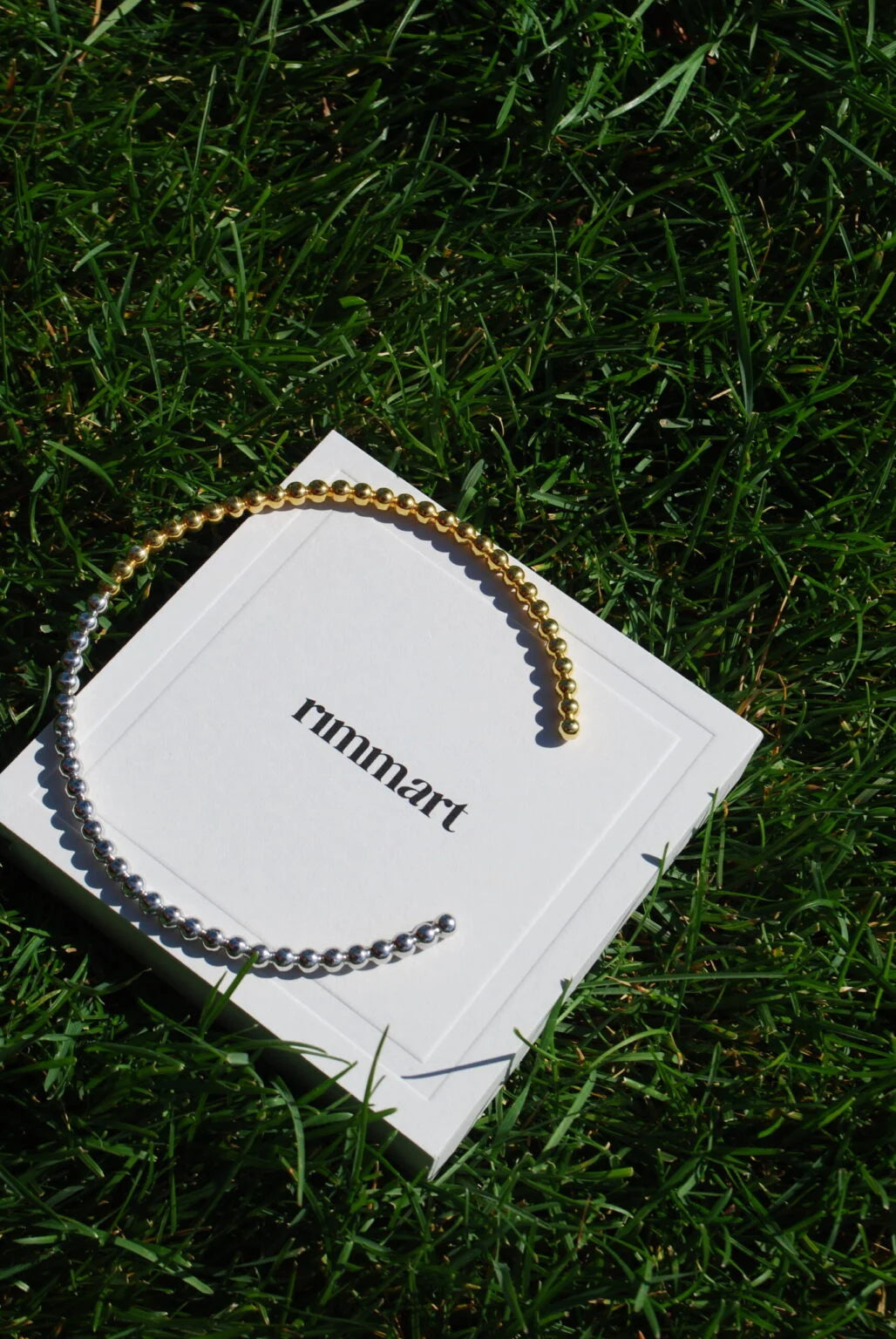 RIMMART Necklace Puffy Gold