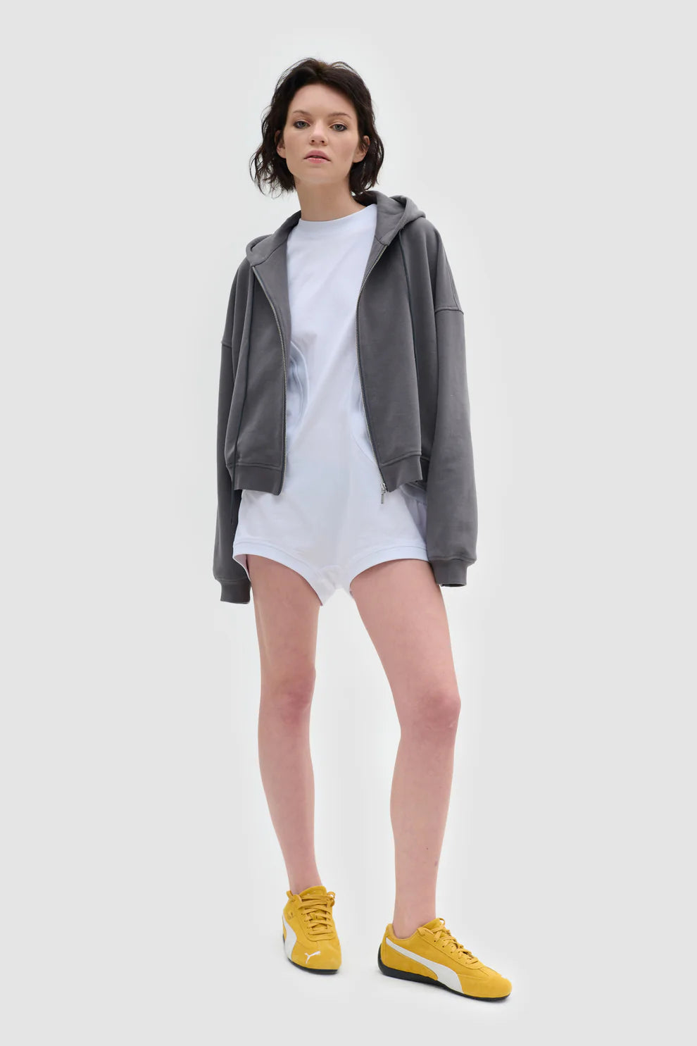 Зіпер укорочений зі стразами CEO