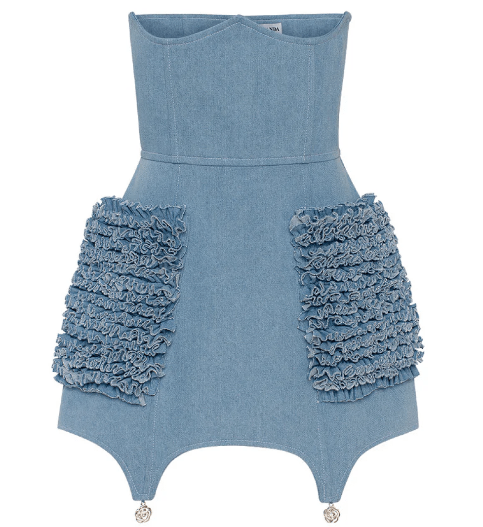 Спідниця-корсет GURANDA джинсова blue