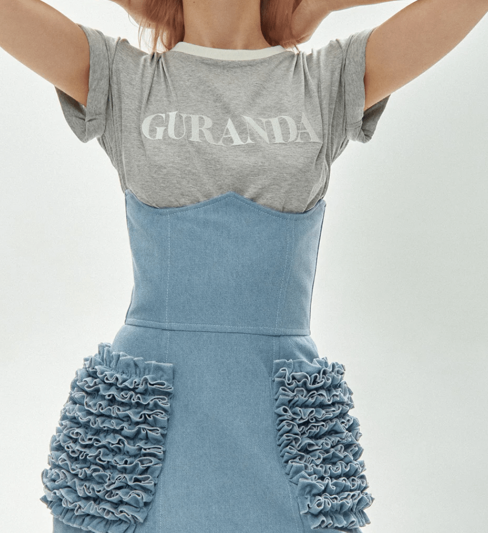 Спідниця-корсет GURANDA джинсова blue
