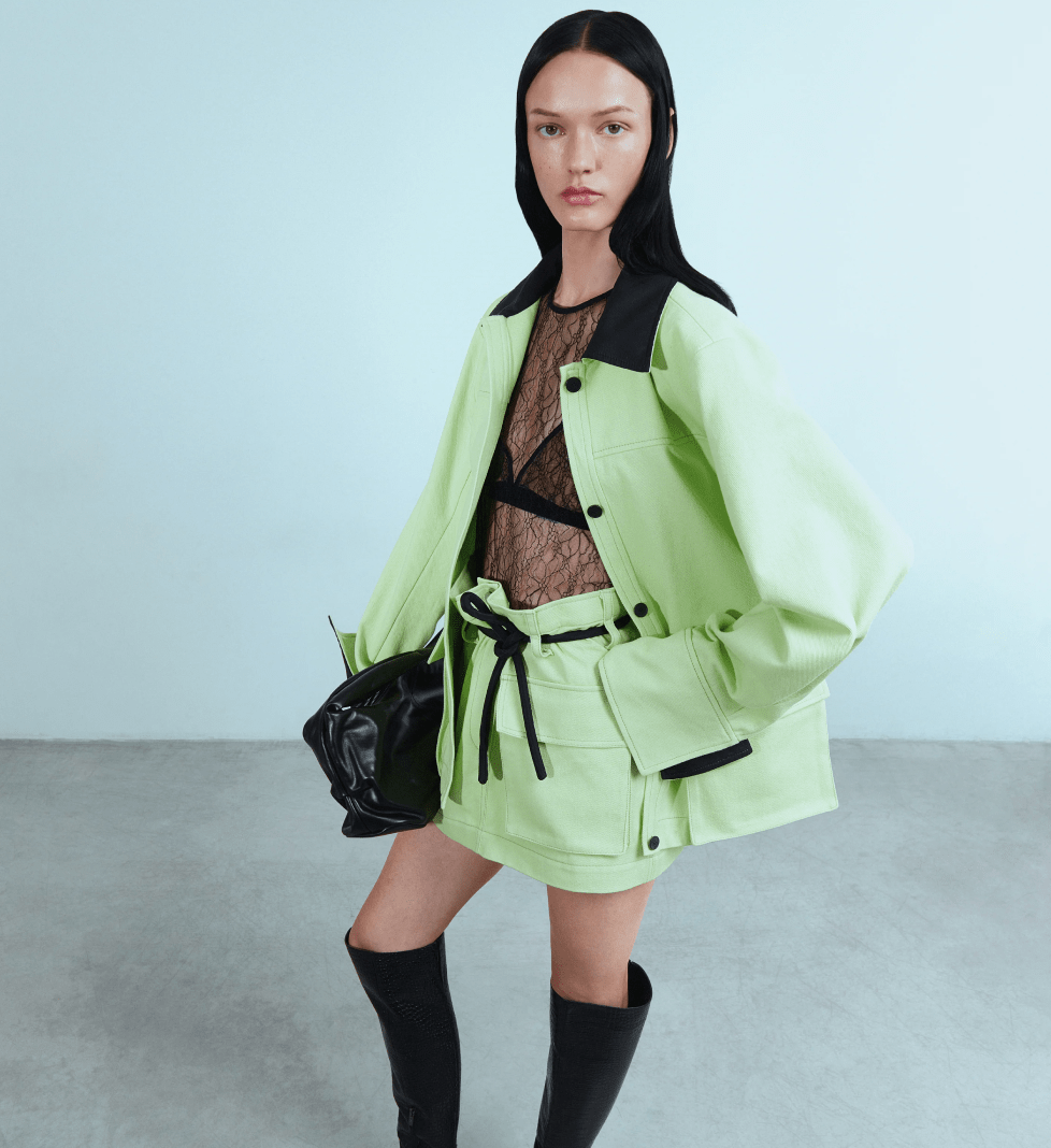 Жакет SAYYA Джинсовий Green