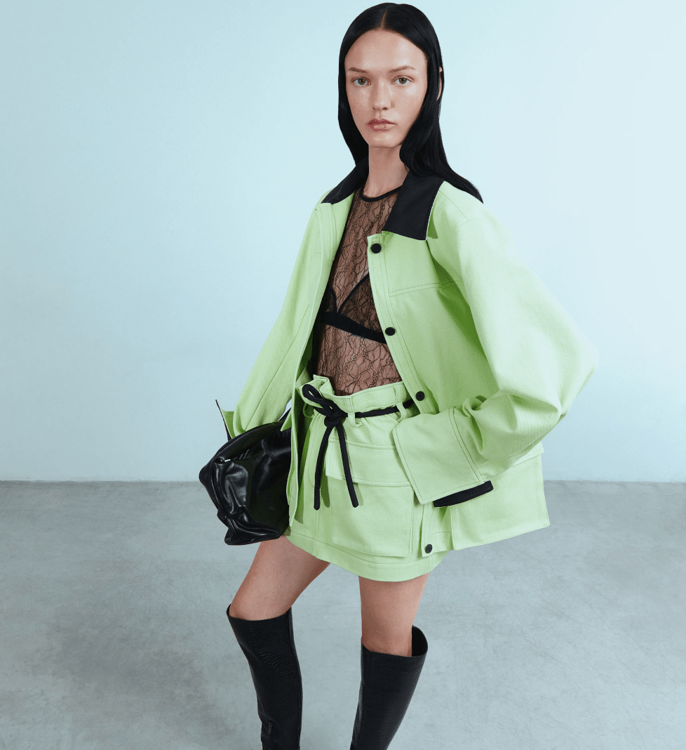 Спідниця SAYYA Джинсова Green