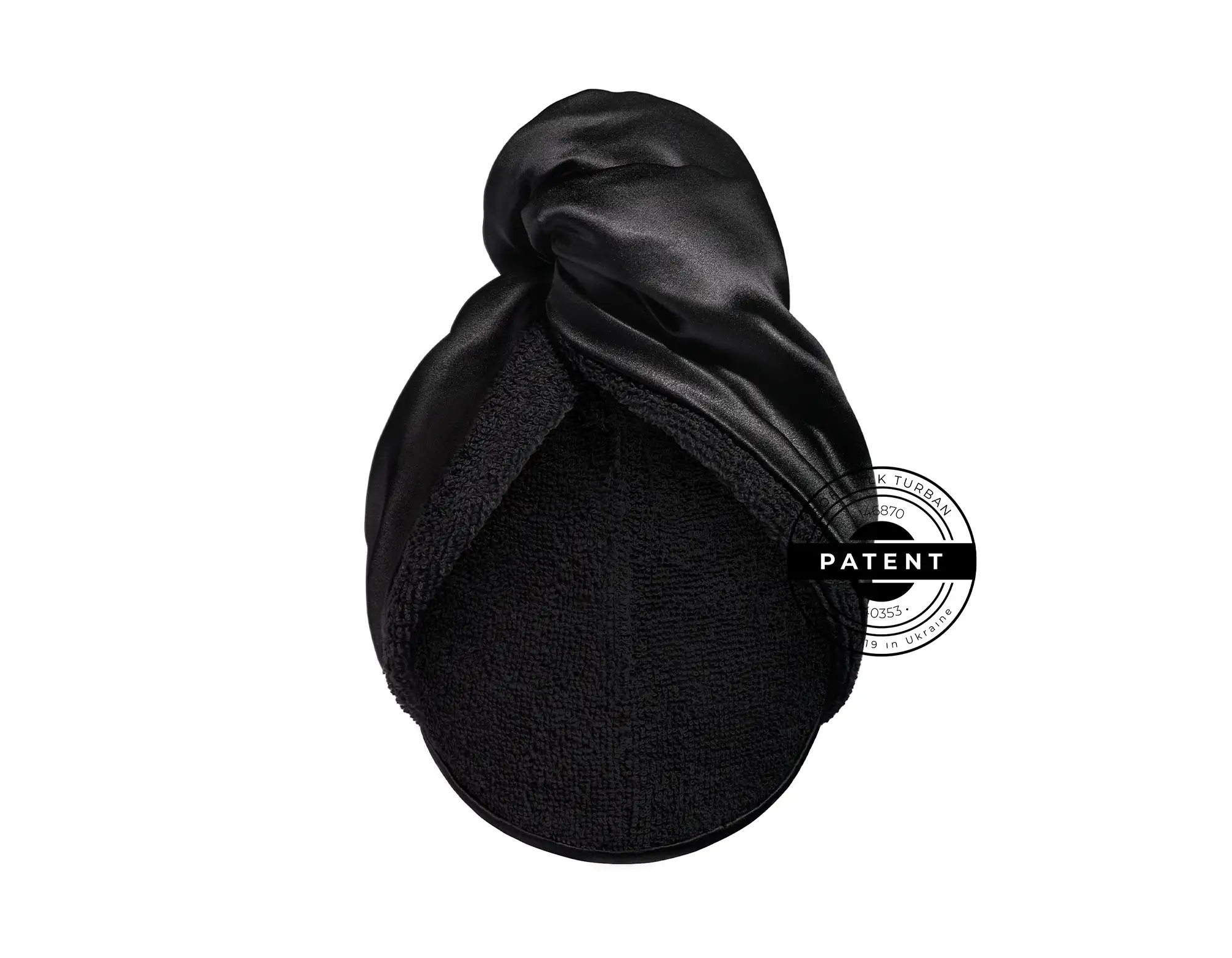 SOFT SILK TURBAN шовковий рушник-тюрбан з махрою