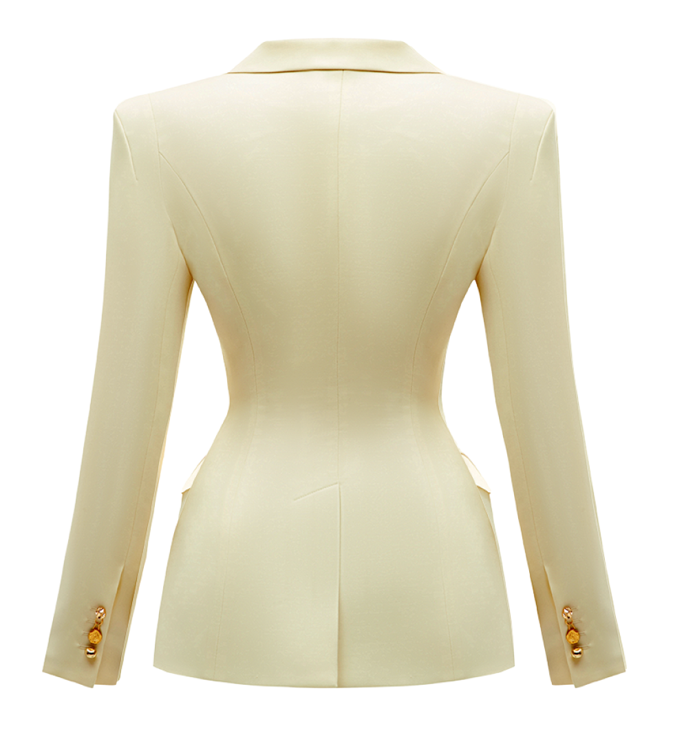 Двубортний блейзер TONiA NEW LOOK milk