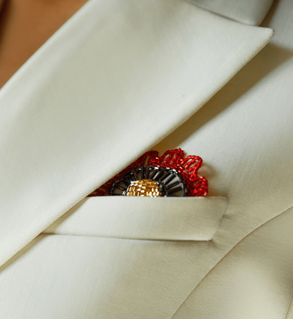 Двубортний блейзер TONiA NEW LOOK milk