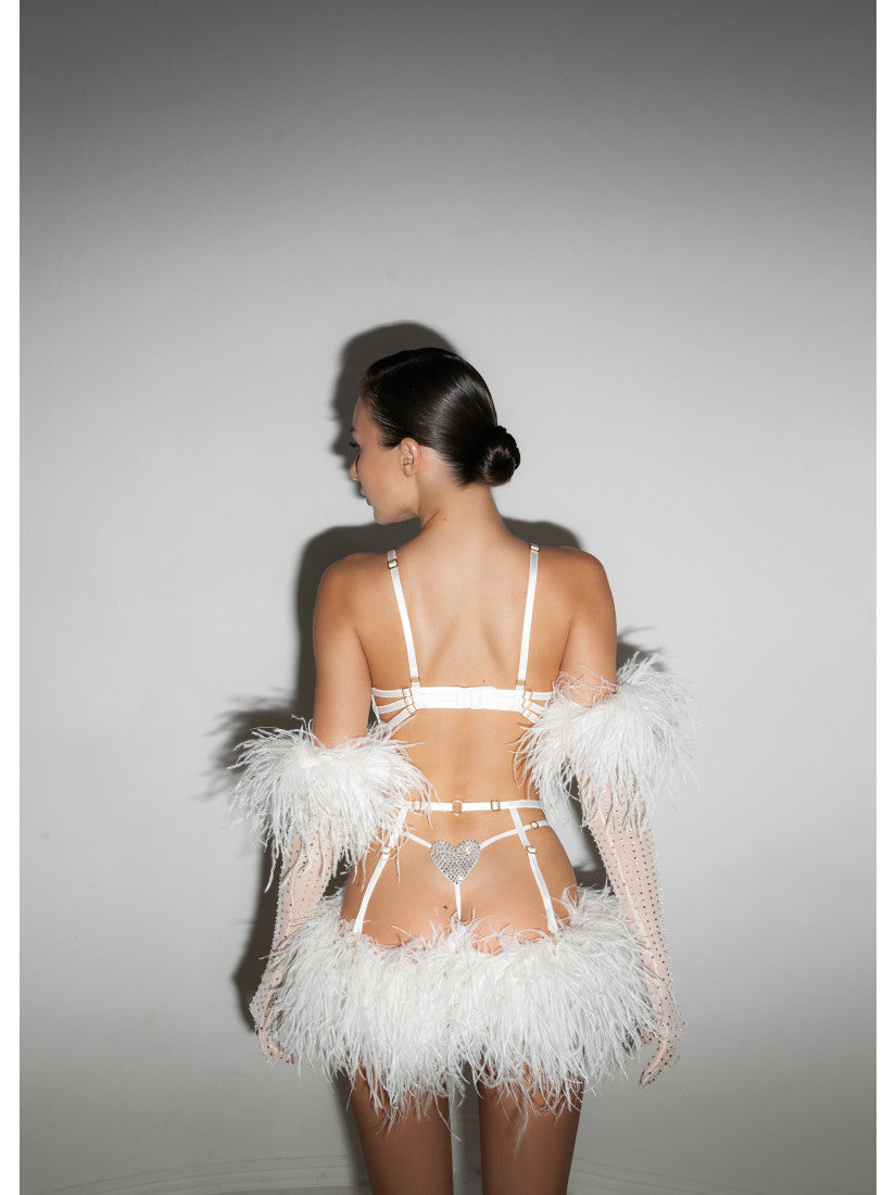 Стрінги Cristal Love White 1