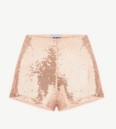ALICE K sequined shorts blue