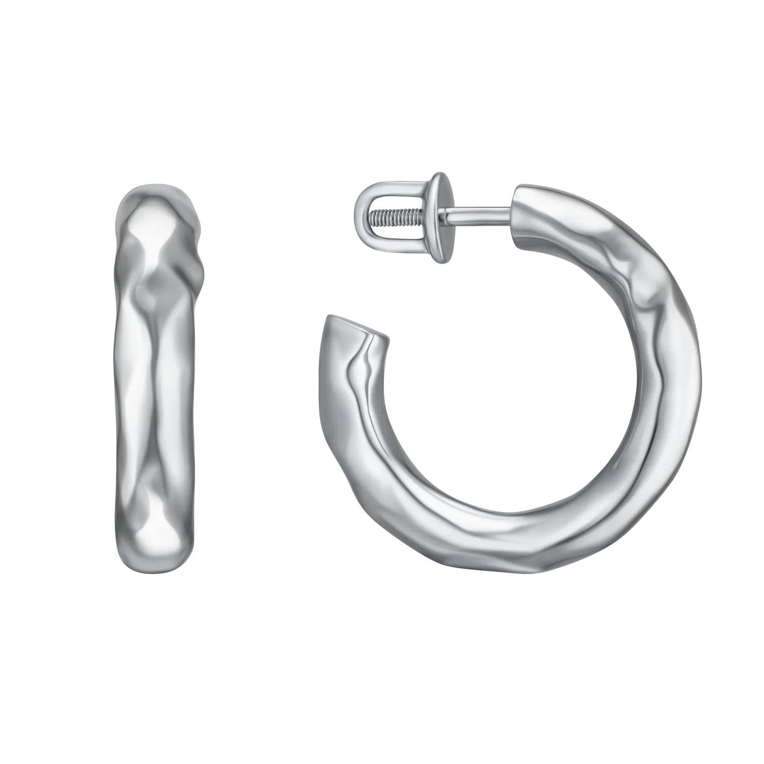 Сережки RIMMART Puffy Gold