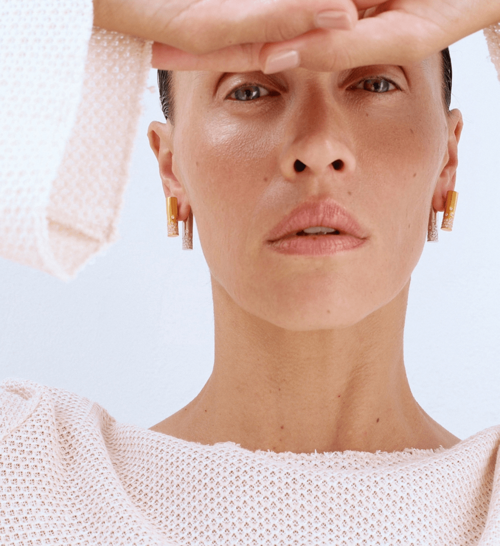 Сережки RIMMART Balance Gradient Silver Gold