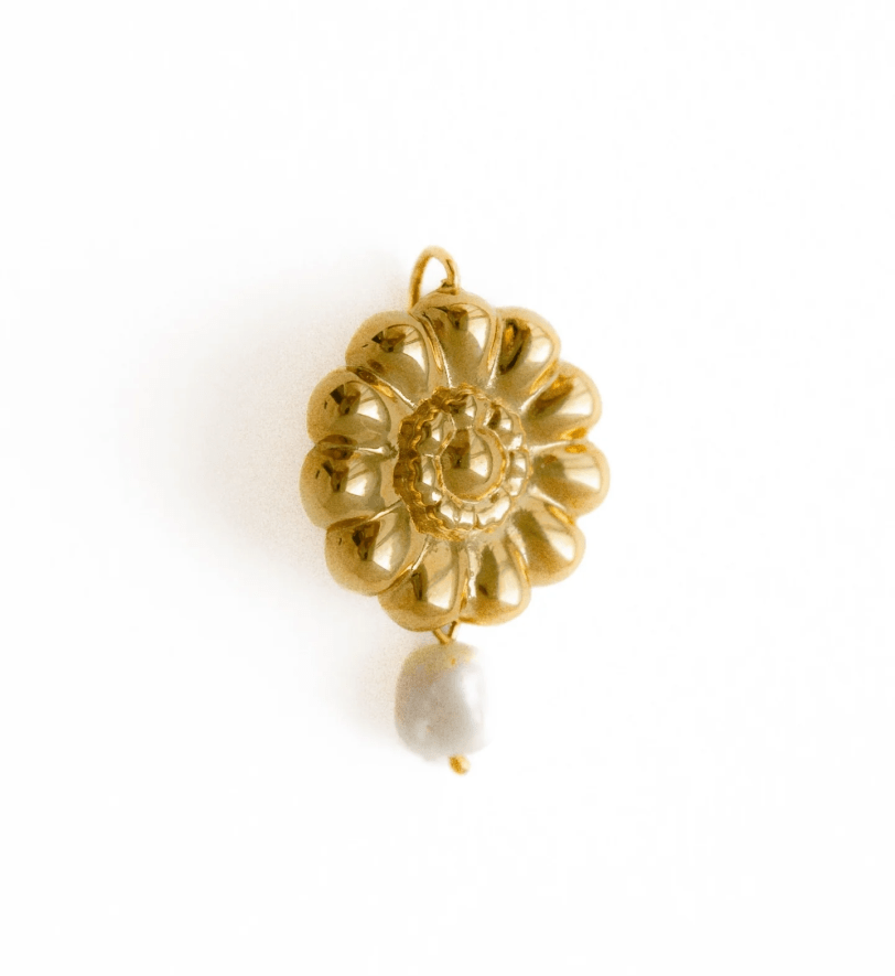 Сережки-петлі NYNI Kvitka golden