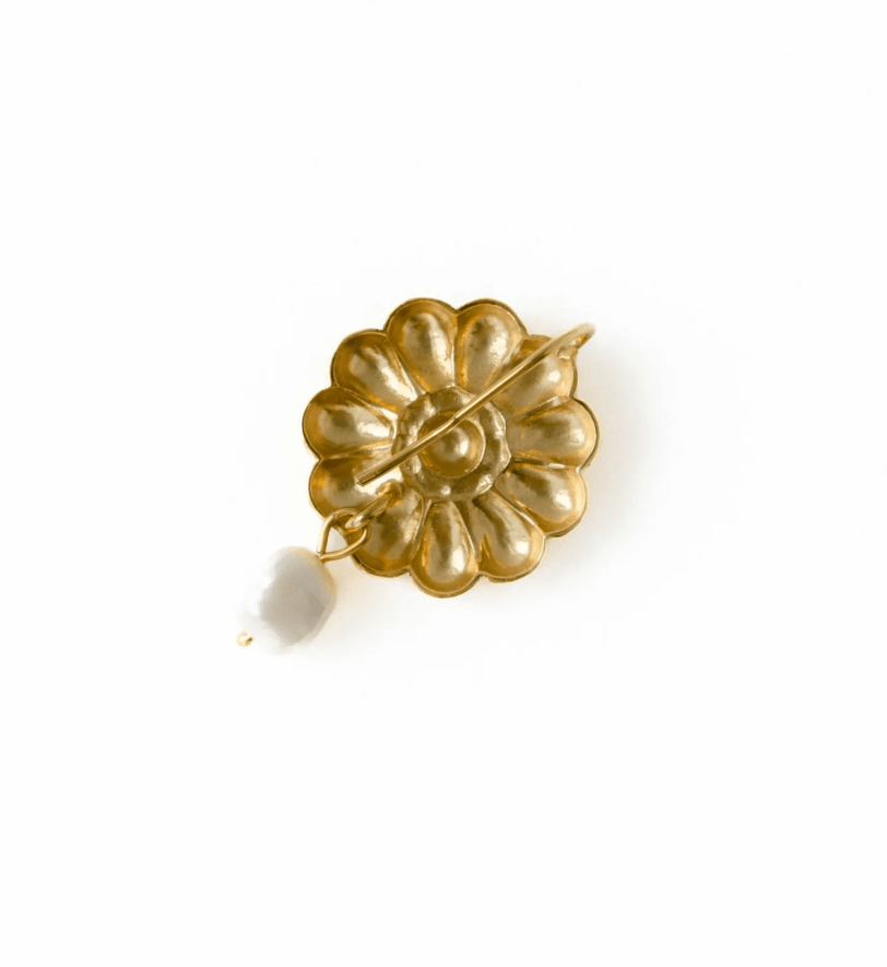 Сережки-петлі NYNI Kvitka golden