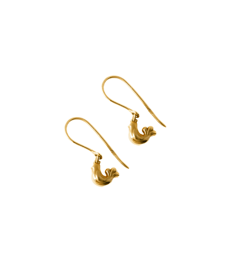 Сережки-петлі NYNI Ptashka golden