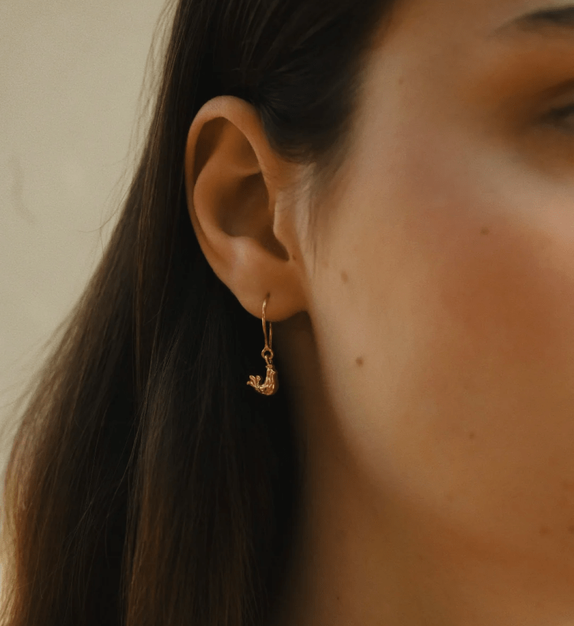 Сережки-петлі NYNI Ptashka golden