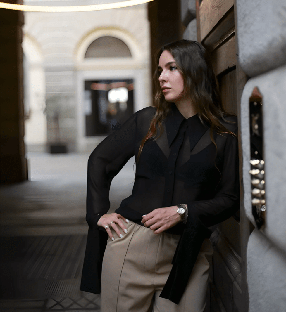 Шовкова The Law of Love сорочка “Elegance” black