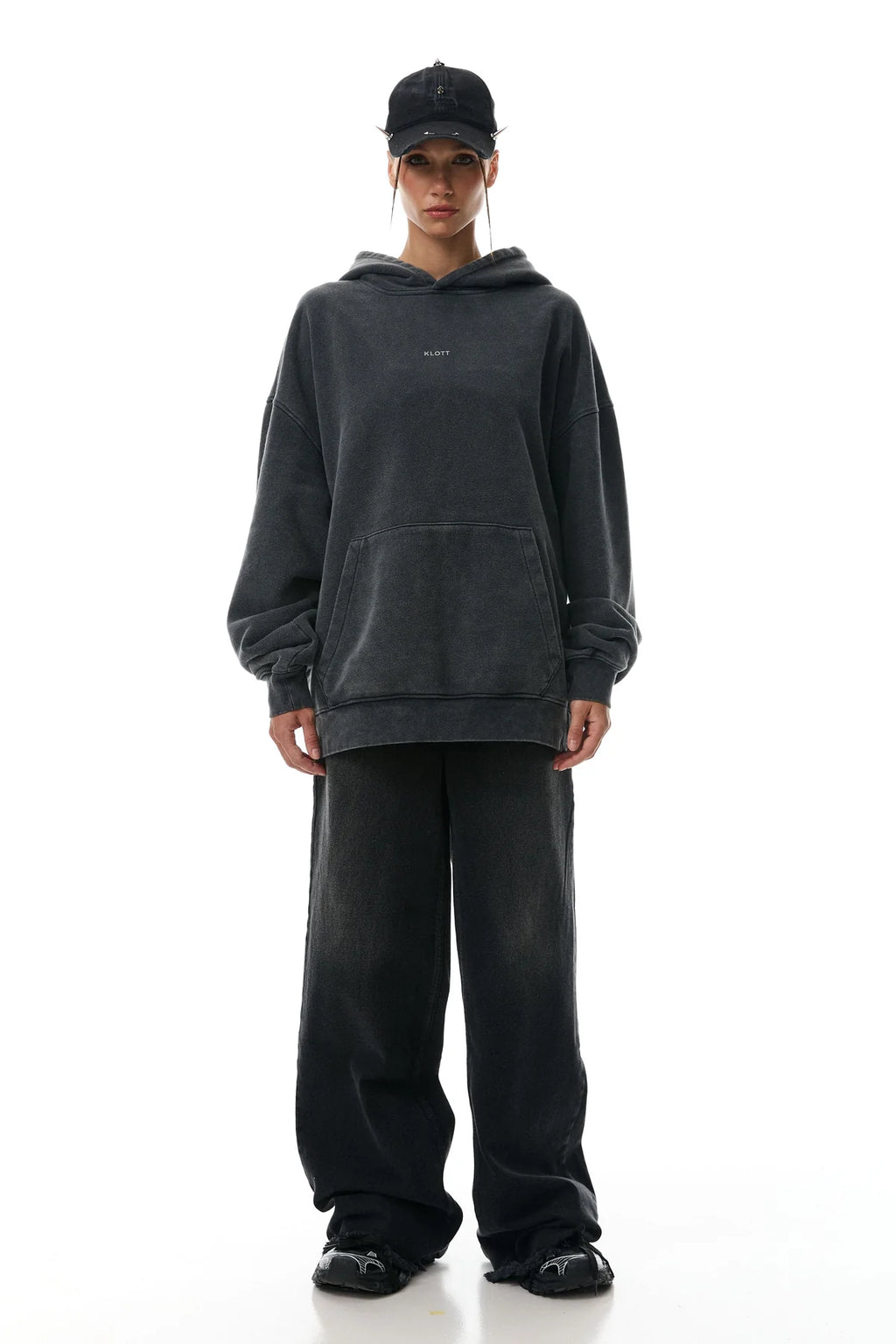 ХУДІ OVERSIZED KLOTT РЕФЛЕКТИВНЕ ЛОГО