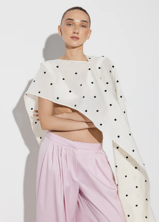 Polka dot cape