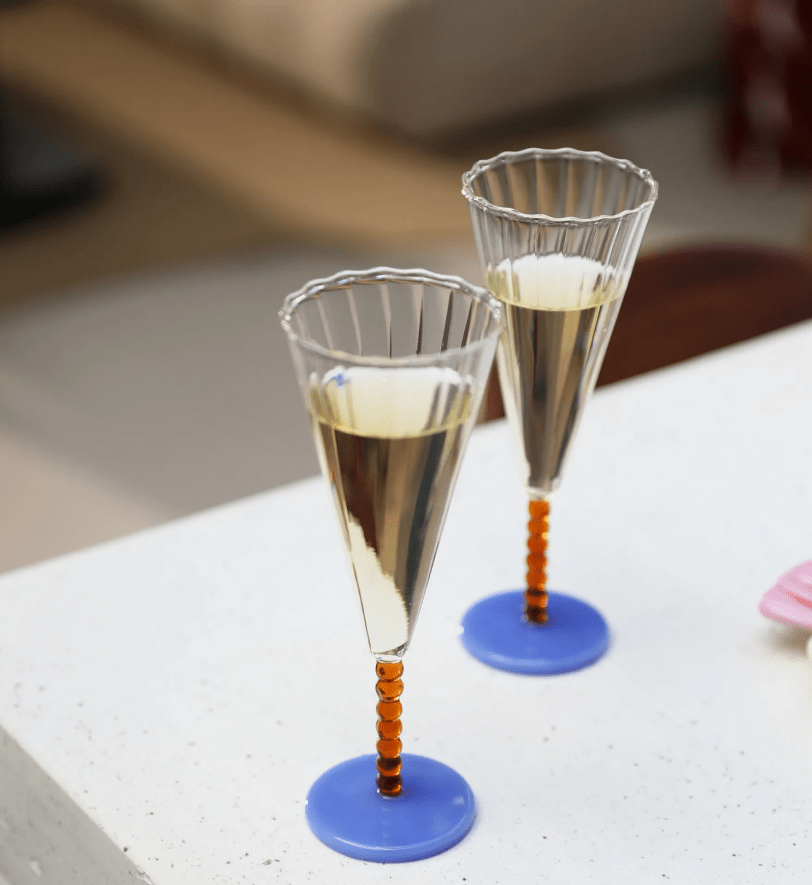 Набір келихів &k amsterdam perle amber 2 шт