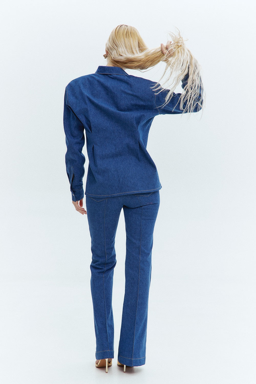 Джинсові штани - фото 2