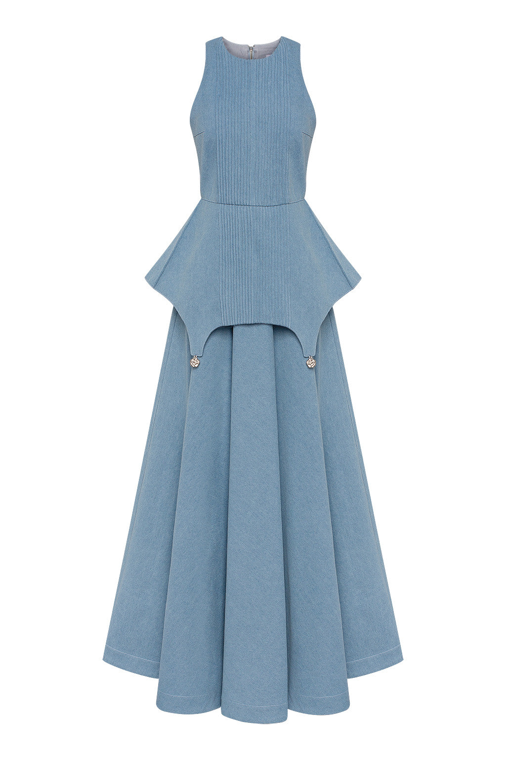 Denim maxi dress