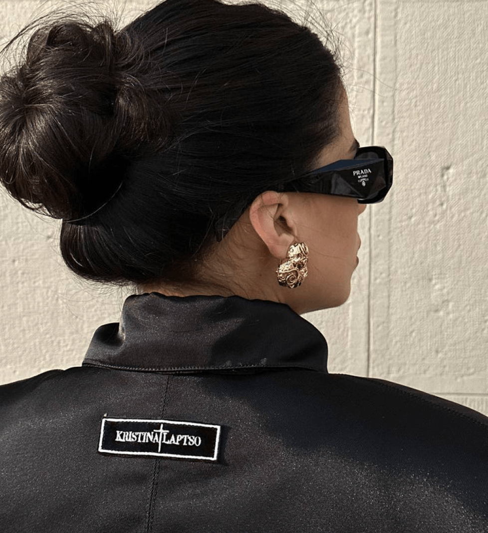 Бомбер KRISTINA LAPTSO Genesis black thermal