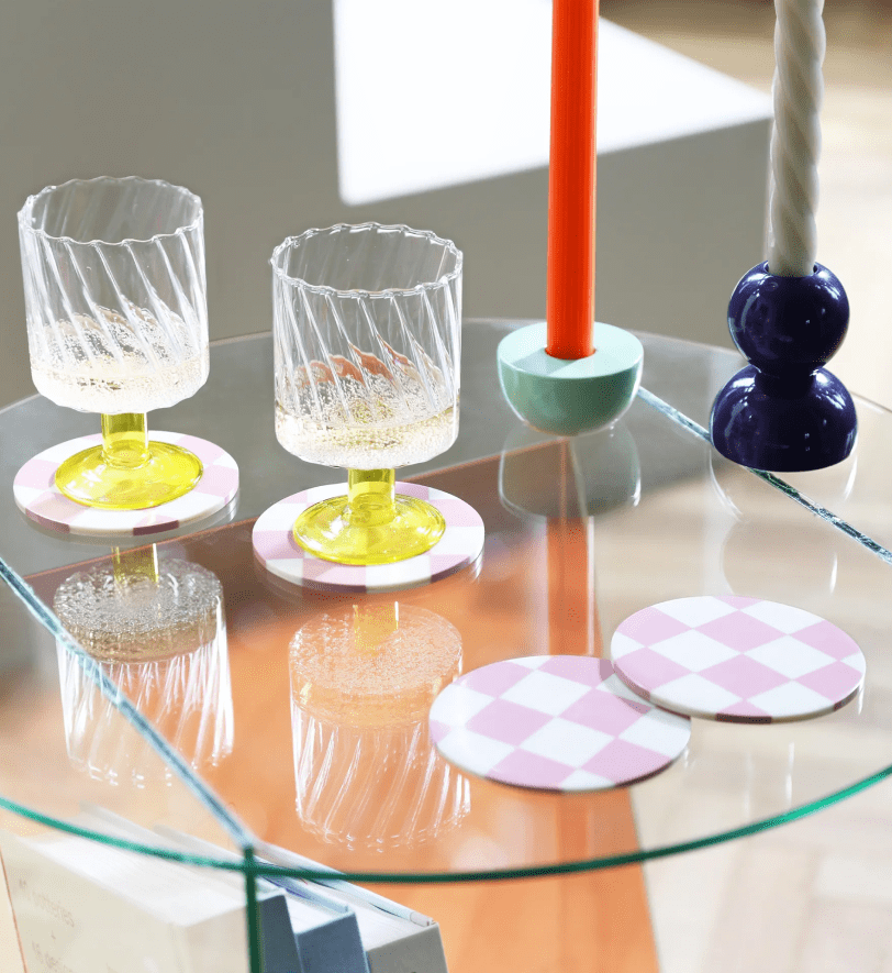 Набір келихів &k amsterdam twirl yellow 2-pack