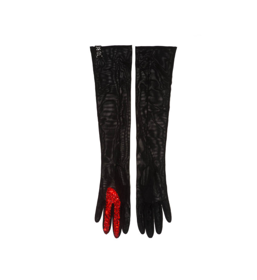 Рукавички TO BE ACCESSORIES Fabulous & Free Long black
